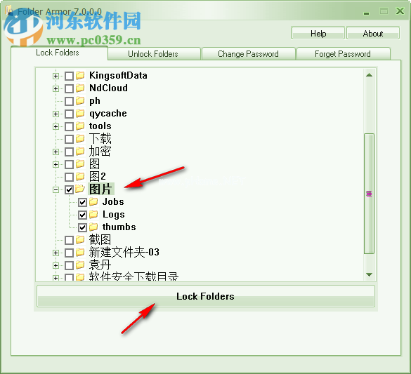 Folder  Armor为文件夹加密的方法