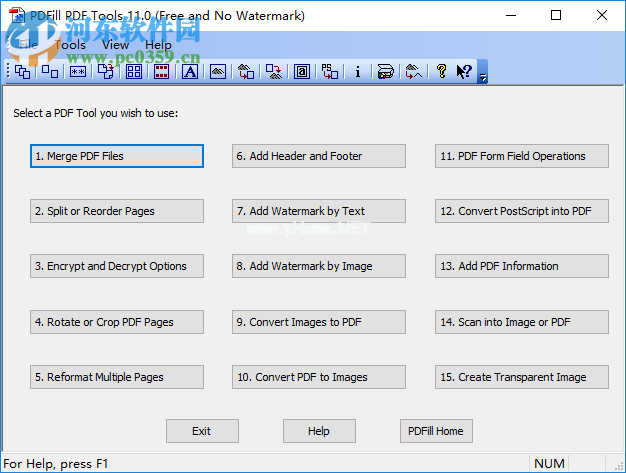 PDFill  PDF  Tools合并PDF的方法