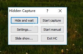 使用Hidden  Capture定时截图的方法