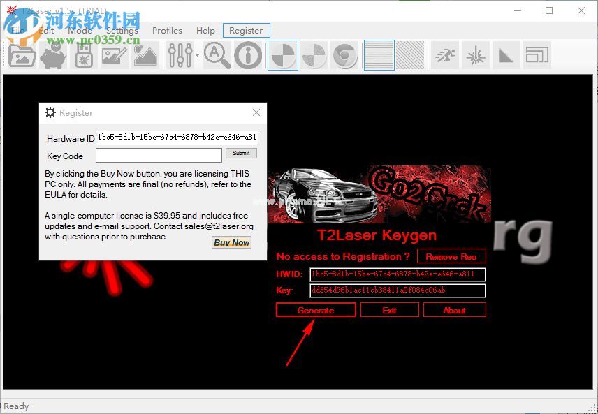 CAD转G代码T2Laser破解教程