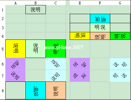 WPS巧用单元格格式对齐功能实现文字横倒竖斜