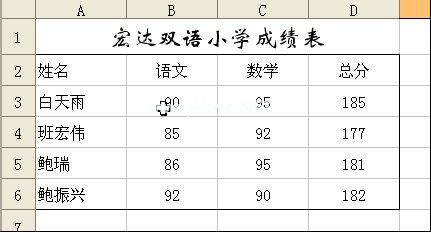 设置表格边框