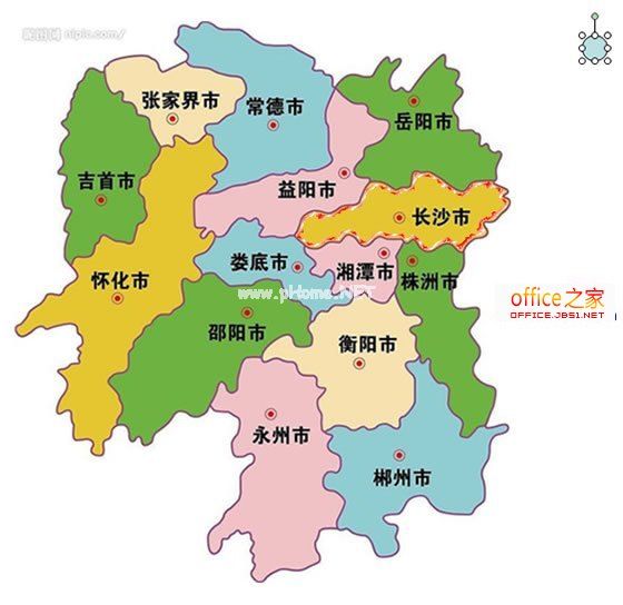 绘制城市轮廓图