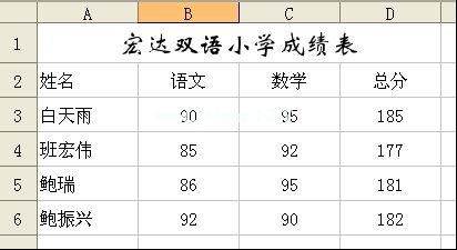 设置表格边框