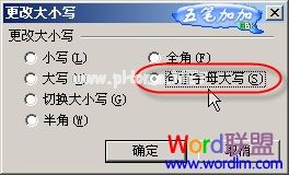 活用WPS文字表格转换为歌词句首字母改大写