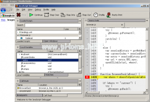 用JavaScript  Debugger调试Firefox