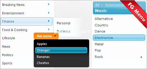 fg  menu  30+ Useful  Drop  Down  Menu  Scripts  To  Enhance  Header  Navigation