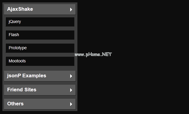 A  simple  accordion  menu