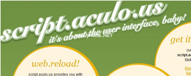 script.aculo.us  - easy-to-use, cross-browser  user  interface  JavaScript  libraries