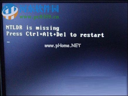 电脑开机黑屏提示NTLDR  is  missing解决方法