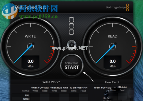 mac测试硬盘速度教程