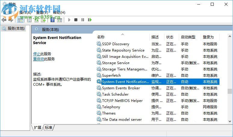 System  Event  Notification  Service服务是什么？