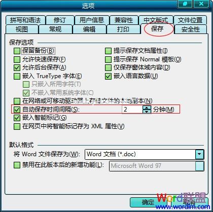 www.wordlm.com选项中的-保存