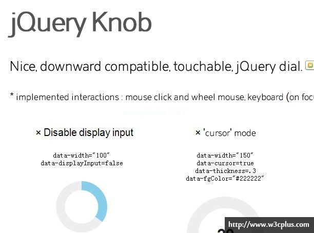 jQuery  Knob