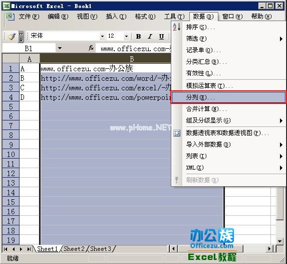 第一步选择分隔符号