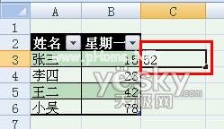  图示：为所选表格套用格式 在弹出的提示对话框中勾选表包含标题