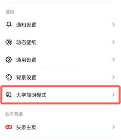 抖音大字简明模式怎么开启