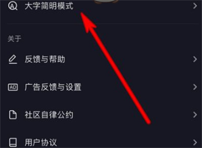 抖音怎么打开简明模式