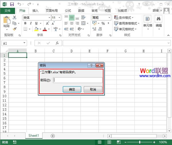 忘记了Excel2013工作表保护密码怎么办 三联