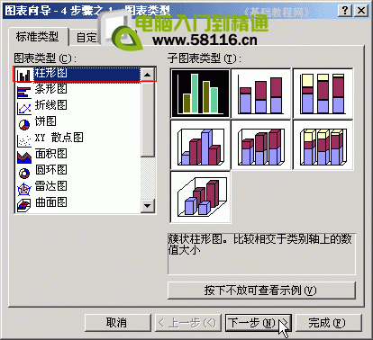 有时也选择插入到新工作表中； 这样就创建好一个图表