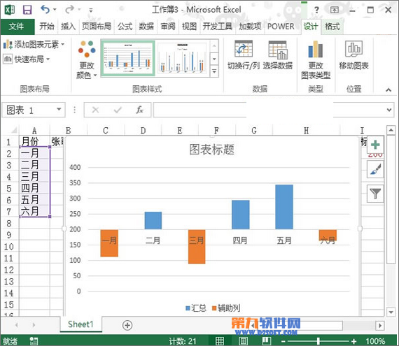 如何在Excel  2013制作达标图