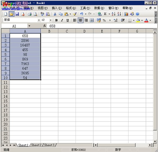 如何在excel2003中快速填充货币符号及货币单位 三联