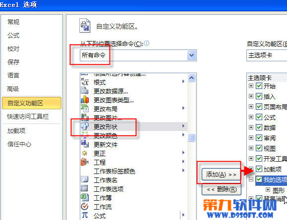 绘图工具栏中的命令在excel2010版本中依旧存在