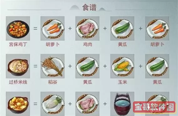 江湖悠悠南瓜泥配方 江湖悠悠10食谱配方图