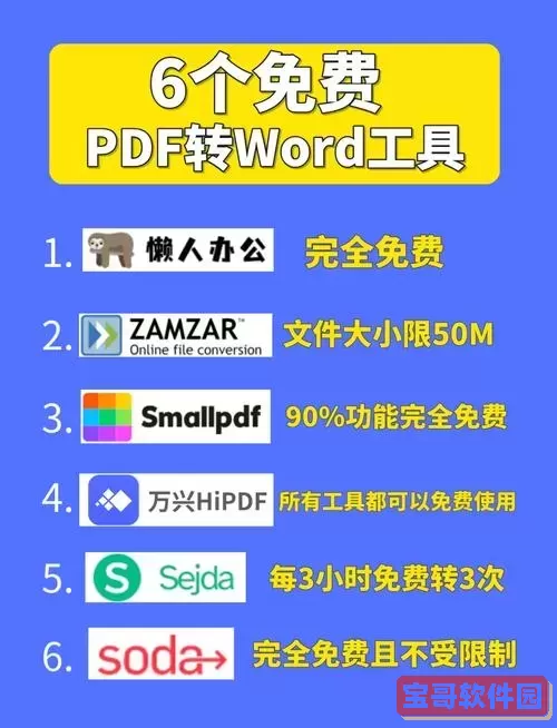 pdf转word免费的软件-pdf转word免费的软件知乎图2