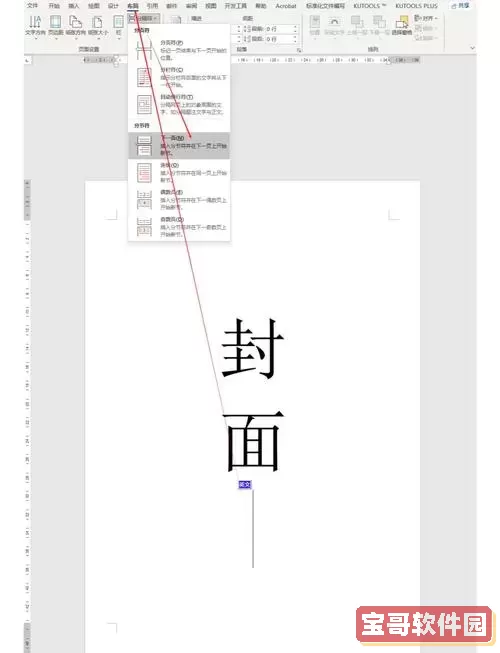 如何在Word中设置目录页码为罗马数字详细步骤解析图1