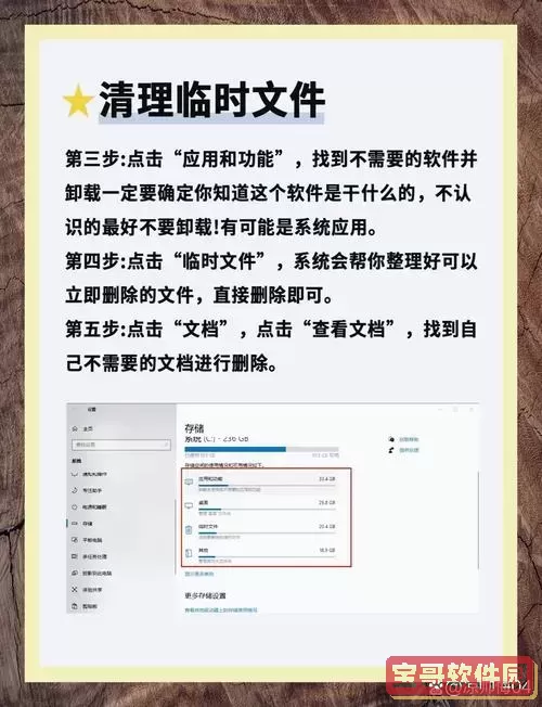 c盘红了怎么清理c盘空间小鱼顺图1