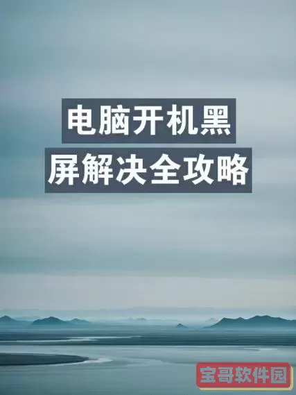 电脑输入密码后黑屏问题解决攻略与详细步骤解析图2