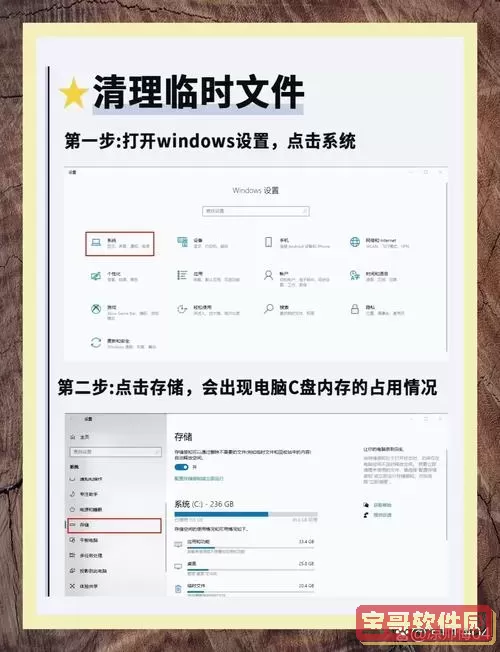 c盘爆满怎么处理win10图2