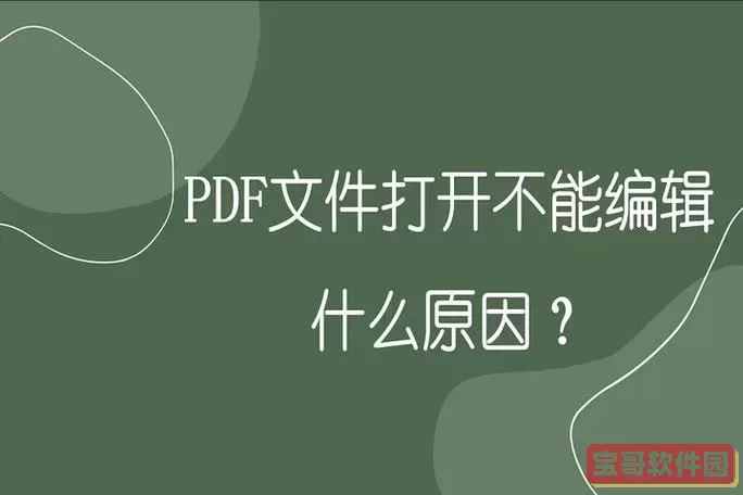 pdf文件为什么不能编辑怎样解决图2