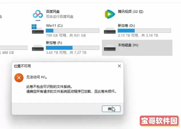 u盘里的东西无法打开怎么办图2