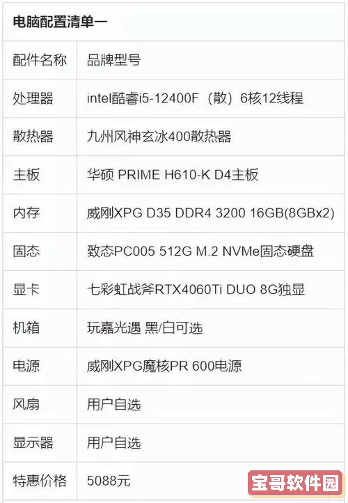 目前台式电脑最好的配置参数-目前台式电脑最好的配置参数要多少钱图3