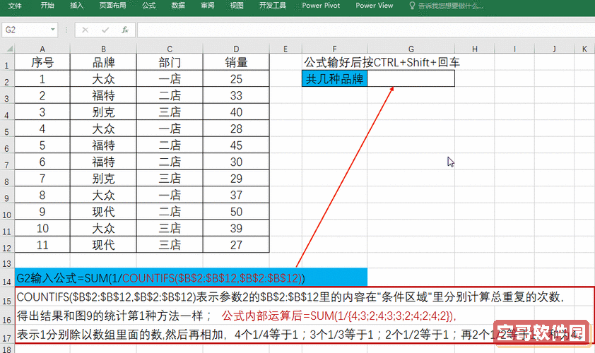 countif统计重复项个数-countif函数计算重复的个数图1