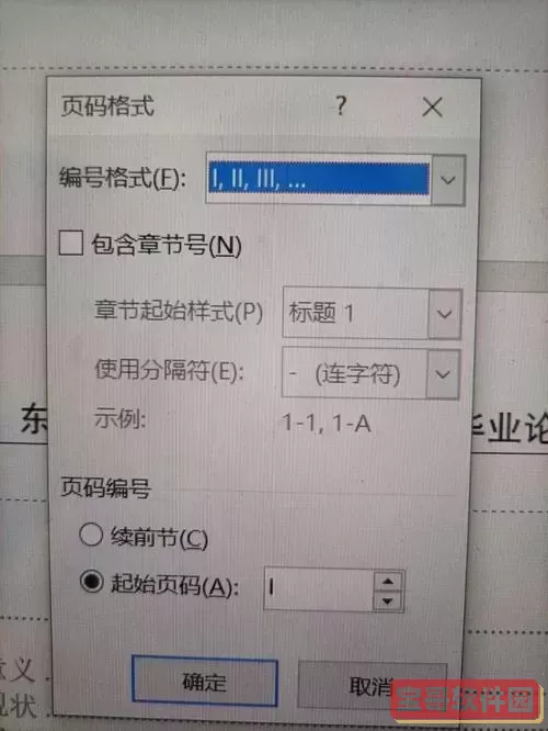 word2016如何从当前页设置页码图1