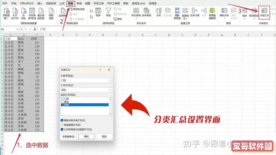 excel表格分类汇总怎么用-excel表格分类汇总用不了图2