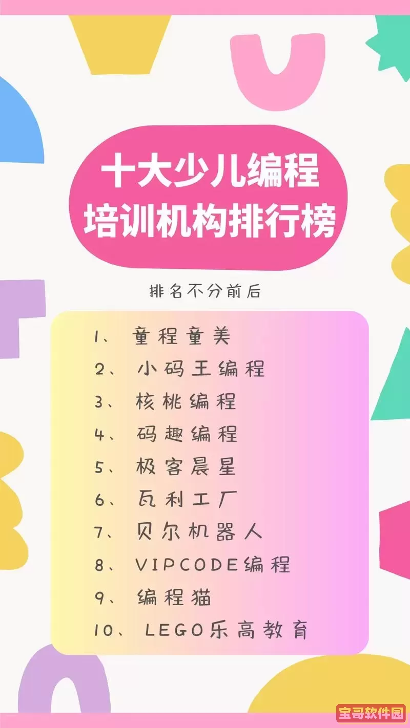 线上少儿编程机构排名前十名，在线少儿编程机构排名图1