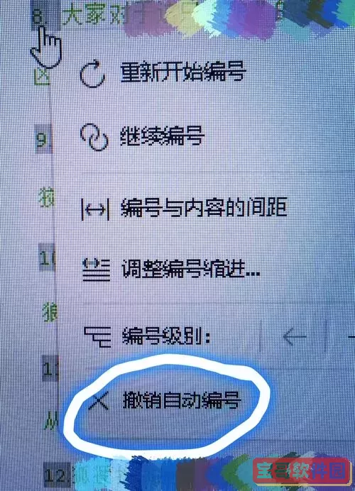 word里回车自动编号怎么去掉图1