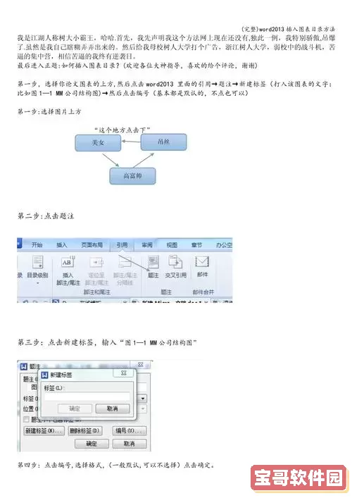 word生成图表目录的方法图2