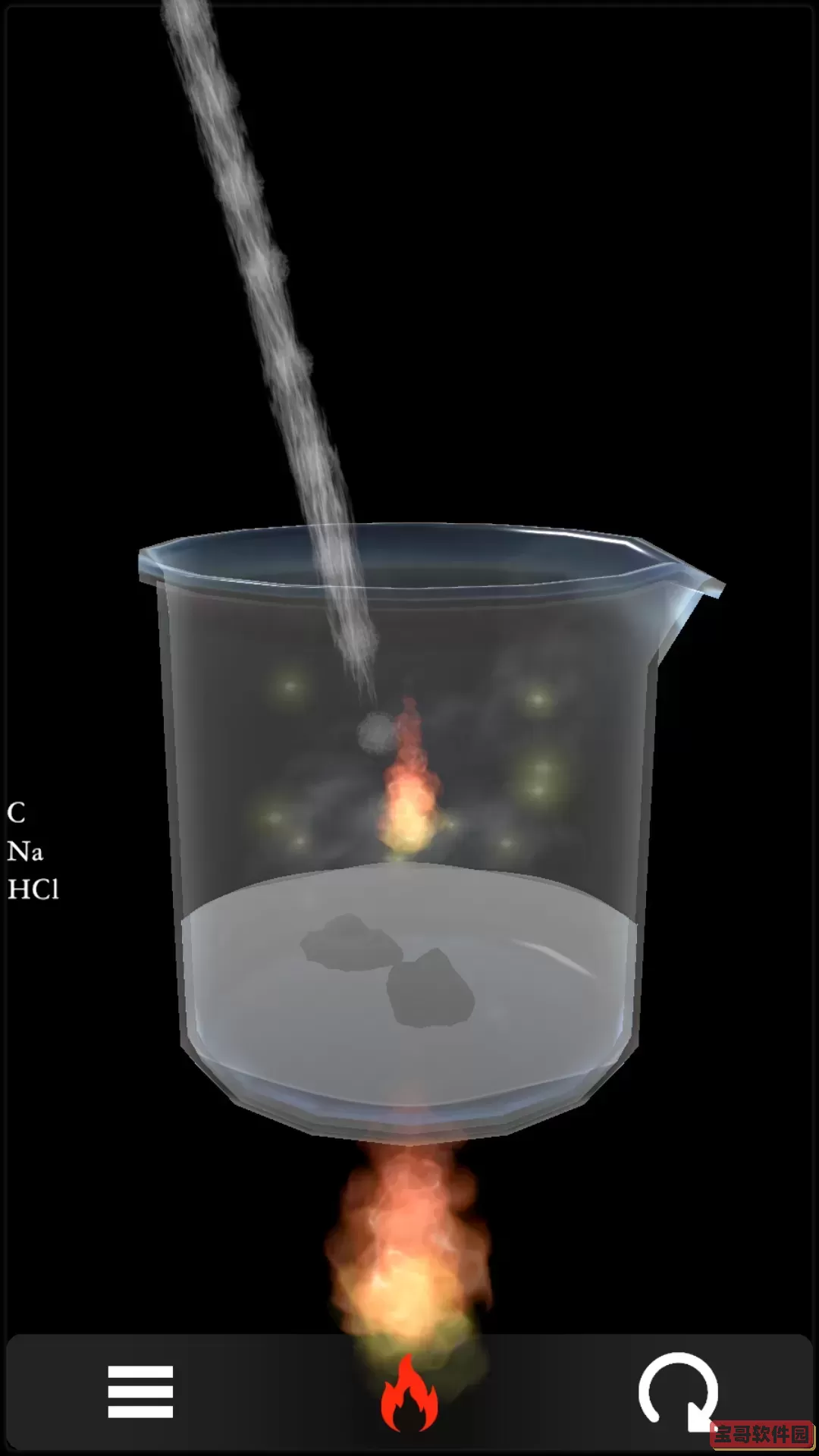 烧杯：化学实验2025最新版