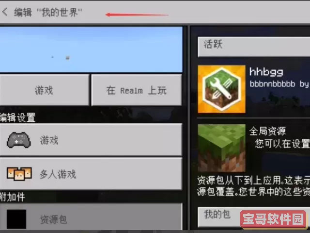 我的世界手机基岩版怎么加模组图1