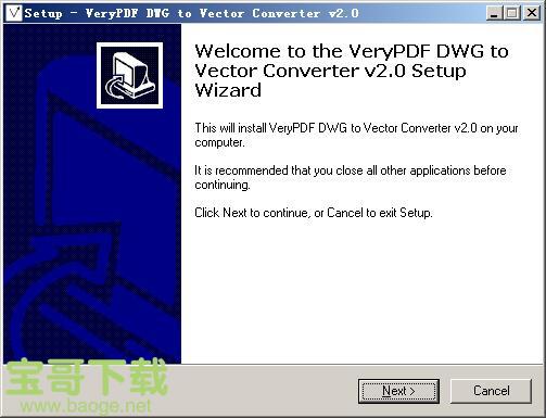 VeryPDF DWG to Vector Converter下载