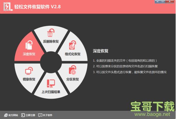 轻松文件恢复软件 v2.0  官方版