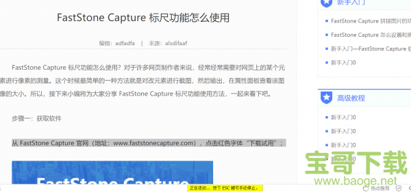 FastStone Capture中文下载