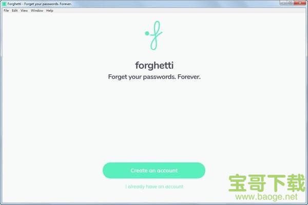 Forghetti(密码管理软件) v1.0.6 官方版