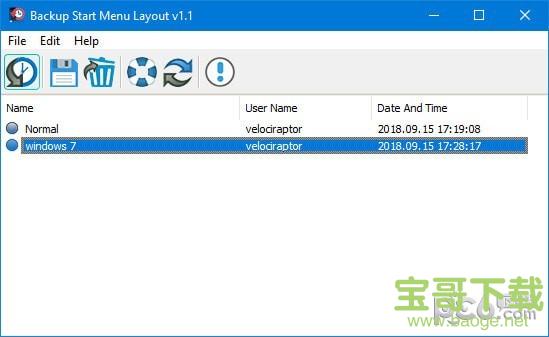 Backup Start Menu Layout下载