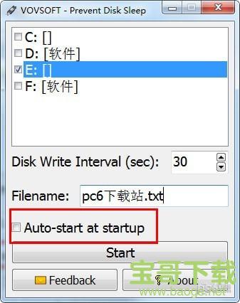 Prevent Disk Sleep